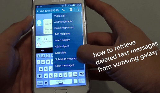 Guidelines to Recover Samsung Galaxy Lost Messages