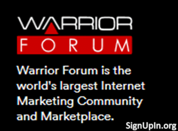 Warrior Forum Sign Up | www.warriorforum.com Account Setup