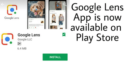 Download Standlone Google Lens App on Playstore