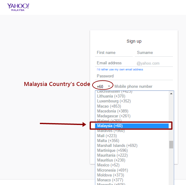 Best in class yahoo mail, breaking local, national and global news, finance, sports, music, movies. Yahoo Email Signup Malaysia Yahoo Com Registration Form Online Mailground