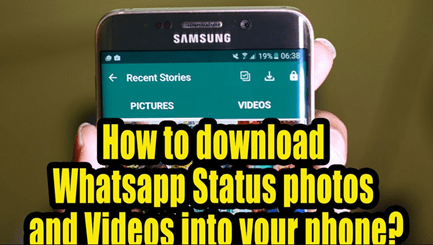 WhatsApp Status Download On Android and PC