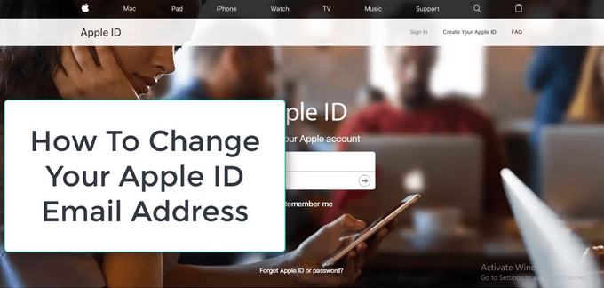 How to Change Apple ID Email Address & Reset Password | appleid.apple.com