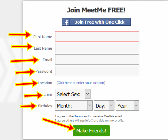Meetme users can register using facebook or directly through the app. Meet New People Online Free Meetme Account Signup Meetme Login Online Mailground