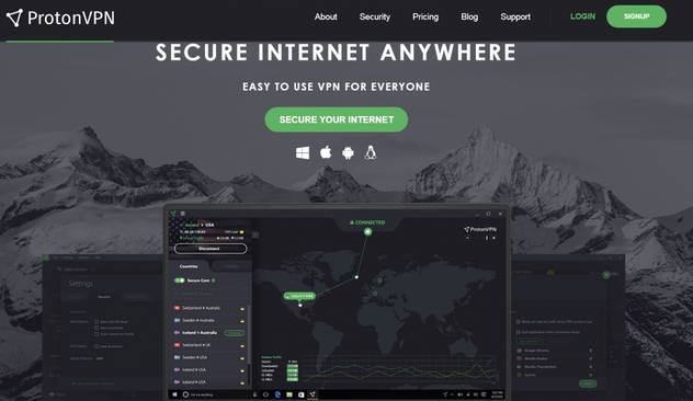 How to use ProtonVPN Secure Sever on your Device